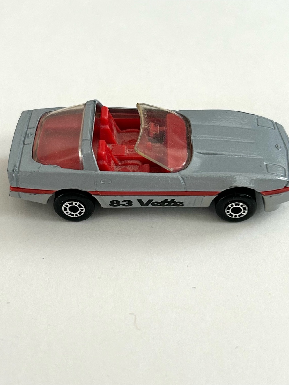 Vintage Matchbox 1983 Corvette No 14 Silver